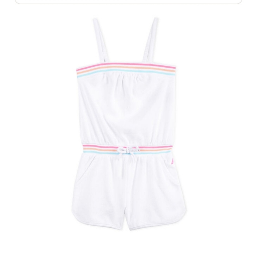 Girls' Terrycloth Beach Cover up Romper